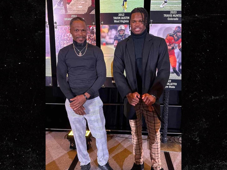 travis hunter and dad insta 3