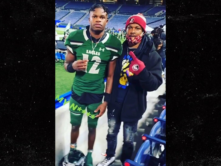 travis hunter and dad insta 1