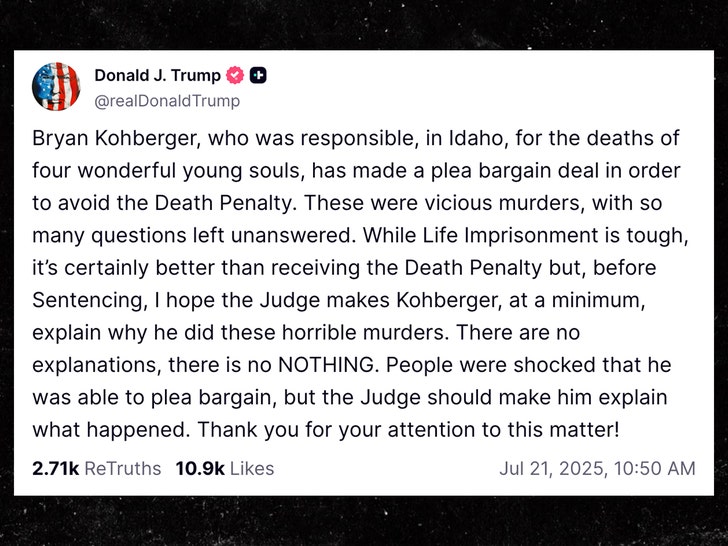 donald-trump-bryan-kohberger-truthsocial-1