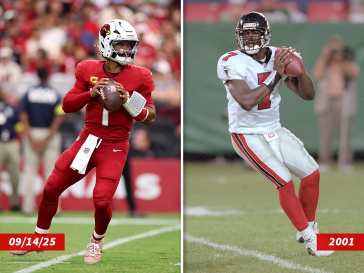 kyler murray and michael vick getty 1