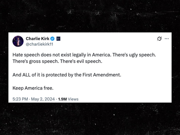 charlie kirk free speech x 1