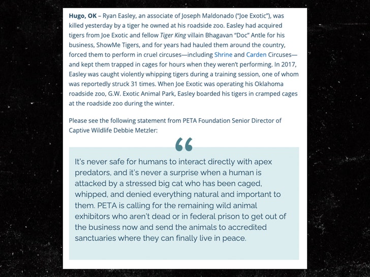 peta statement 1