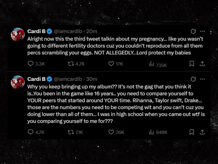 cardi b and nicki minaj x 2