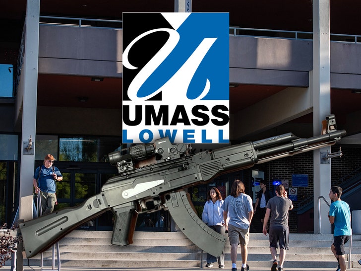 umass lowell campus gun getty comp