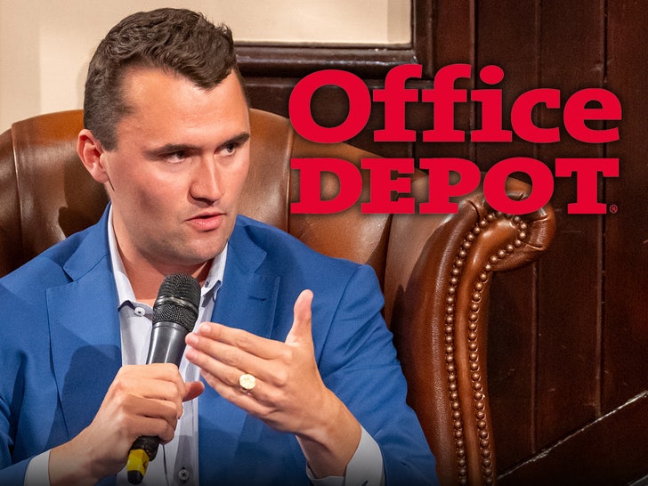 charlie kirk home depot main getty