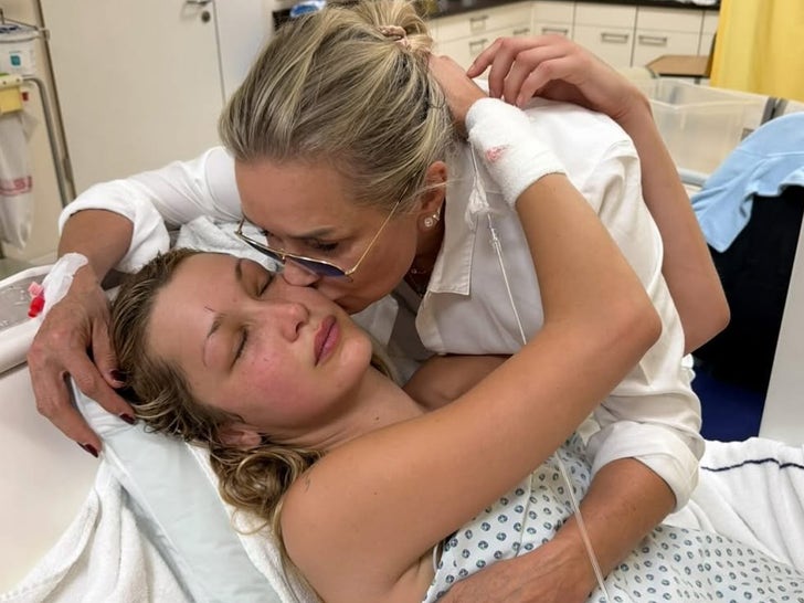 Yolanda Hadid By Daughter Bella Hadid's Side In Hospital