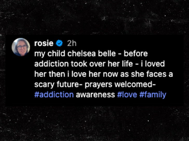 rosie odonnell chelsea belle sub insta