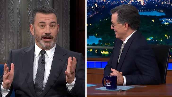 Jimmy Kimmel Tells Stephen Colbert He Believed 'Live!' Was Toast