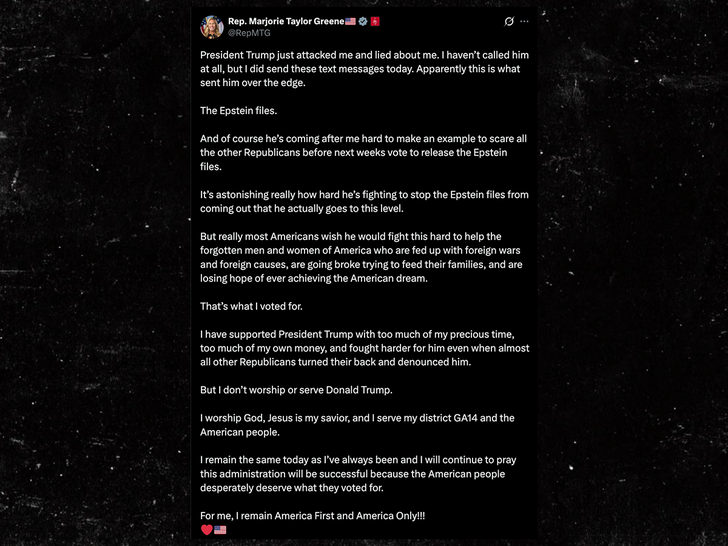 marjorie taylor greene tweet x