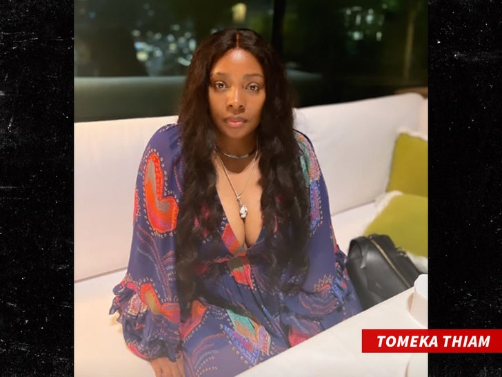 Tomeka Thiam instagram sub swipe