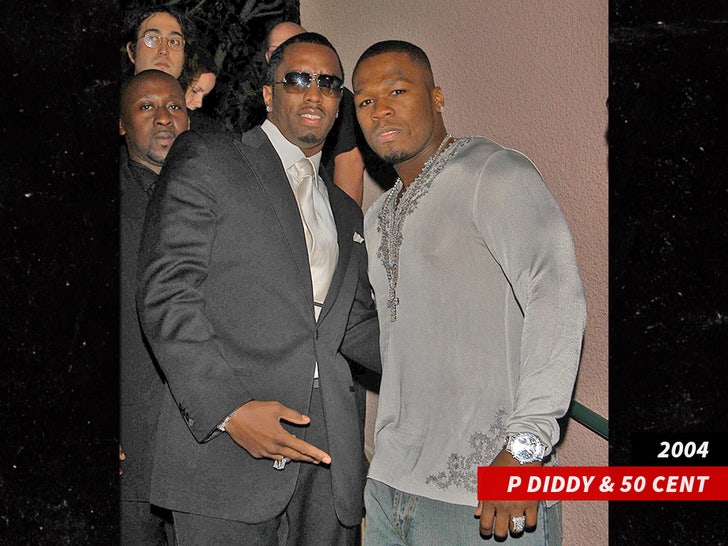 p diddy 50 cent sub getty swipe