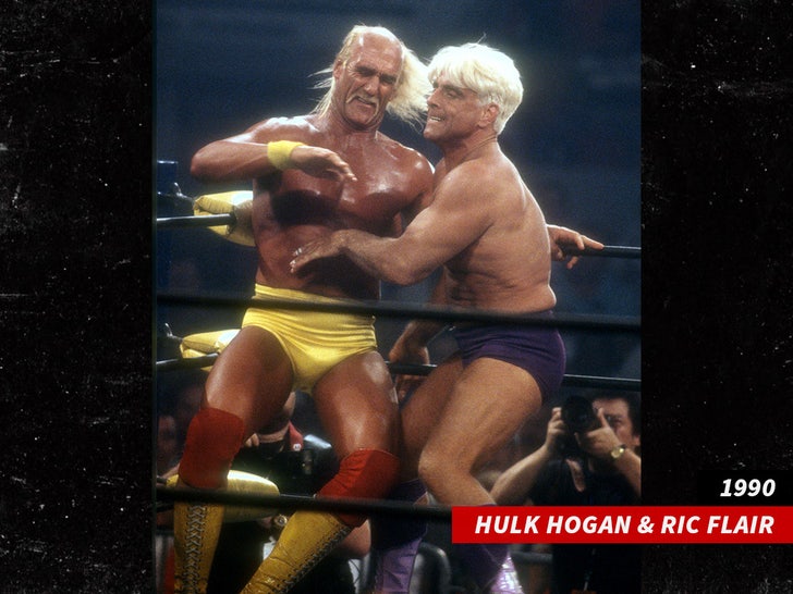 hulk hogan ric flair sub alamy swipe