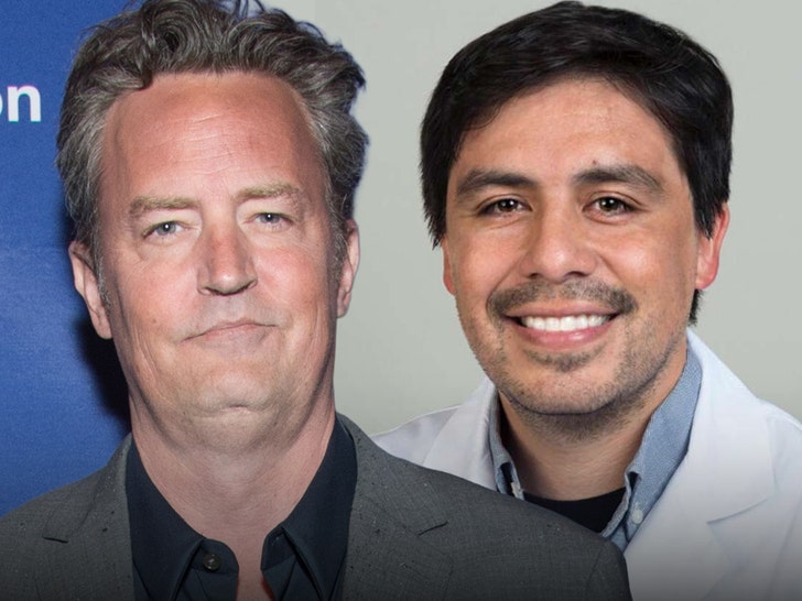 matthew perry and dr plasencia getty 1